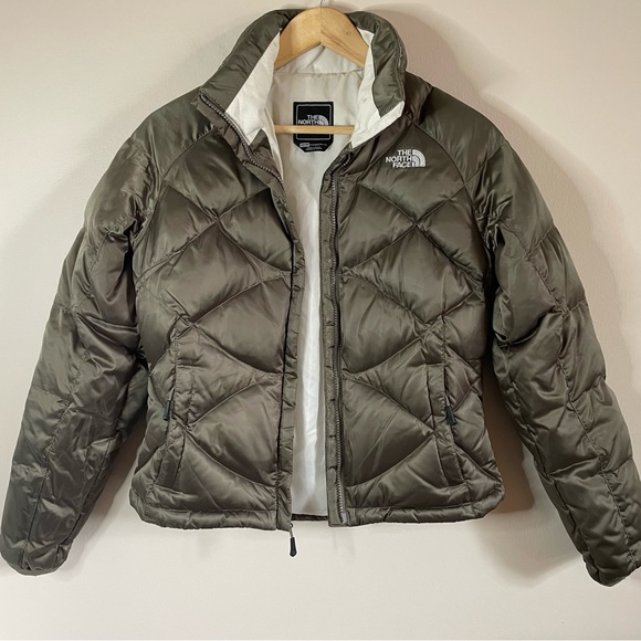 The North Face Jackets & Blazers - The North Face Navy Green Bubble Winter Jacket - XS - Puffer